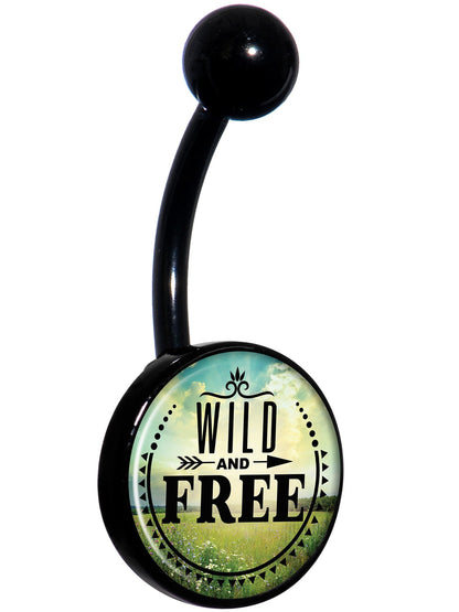 Wild and Free Black Belly Ring