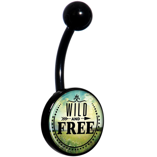 Wild and Free Black Belly Ring
