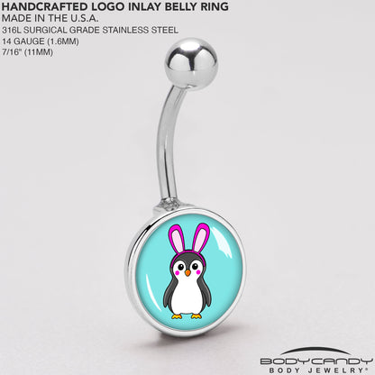 Bunny Penguin Belly Ring by Onyx O