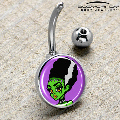 Bride of Frankenstein Belly Ring by Onyx O