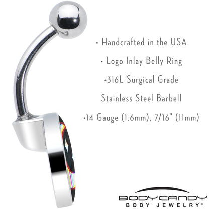 Chromatic Moon Belly Ring by Onyx O