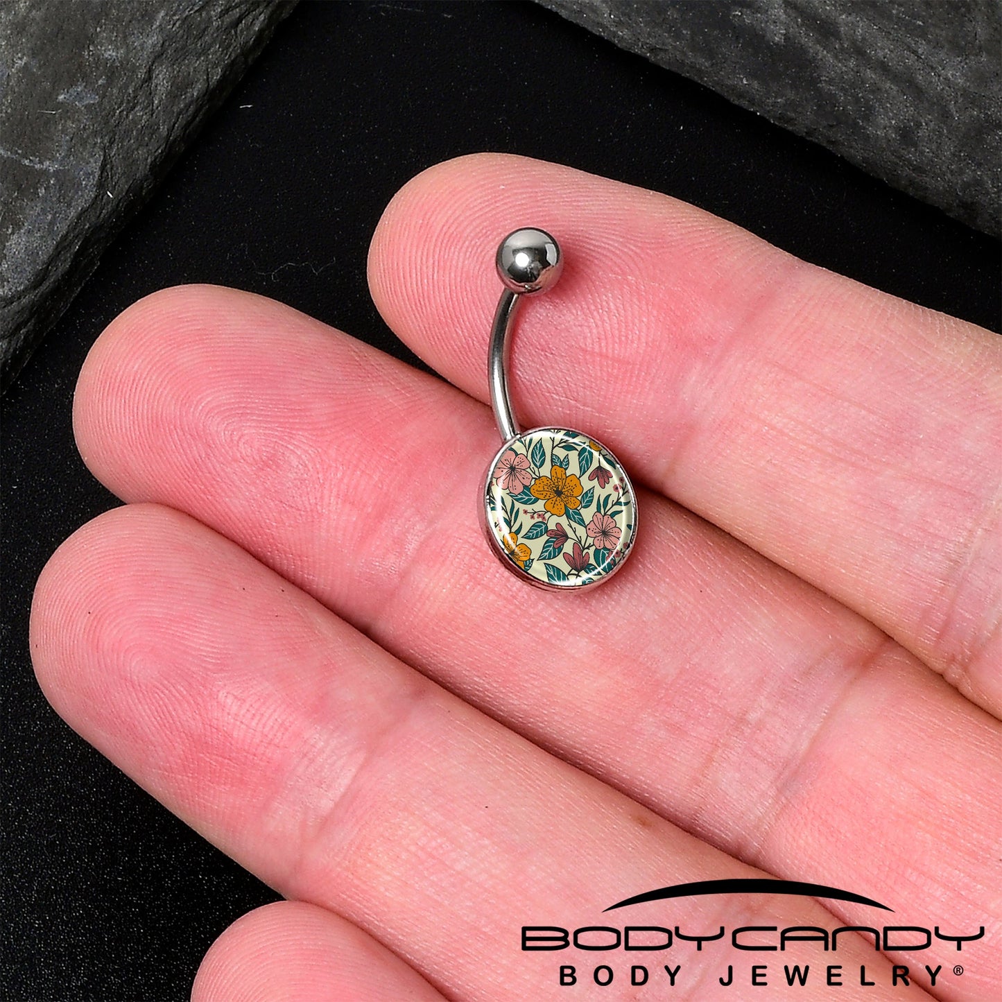 Blossom Creation Wildflower Flowers Belly Ring by Onyx O