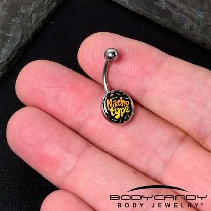 Nacho Type Belly Ring by Onyx O