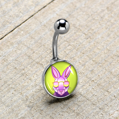 Cool Shades Bunny Belly Ring by Onyx O