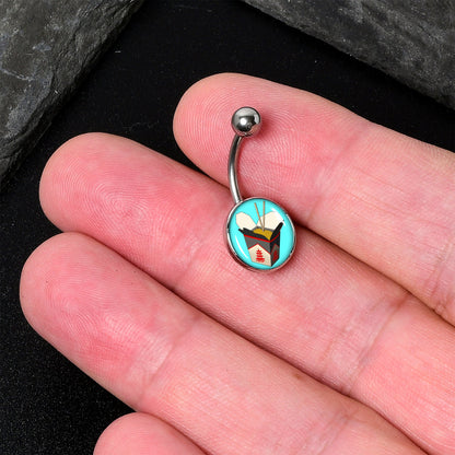 Chinese Take Out Belly Ring by Onyx O