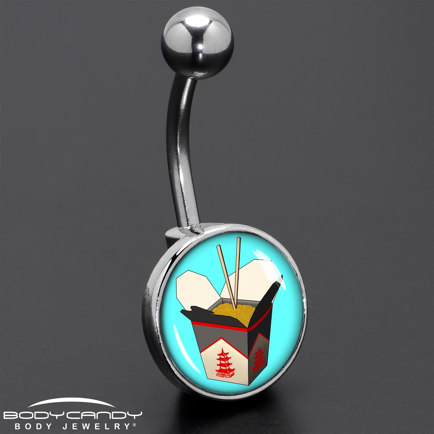 Chinese Take Out Belly Ring by Onyx O