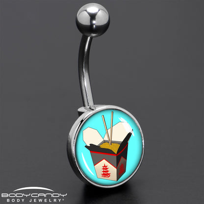 Chinese Take Out Belly Ring by Onyx O
