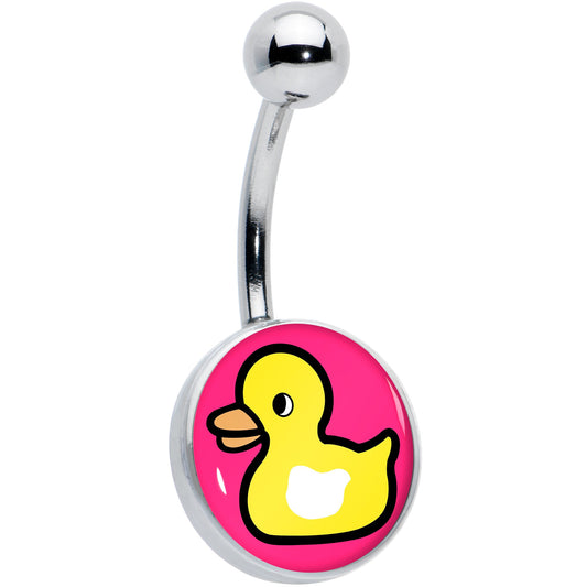 Yellow Ducky Belly Ring by Onyx O