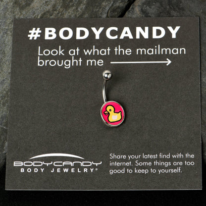 Yellow Ducky Belly Ring by Onyx O