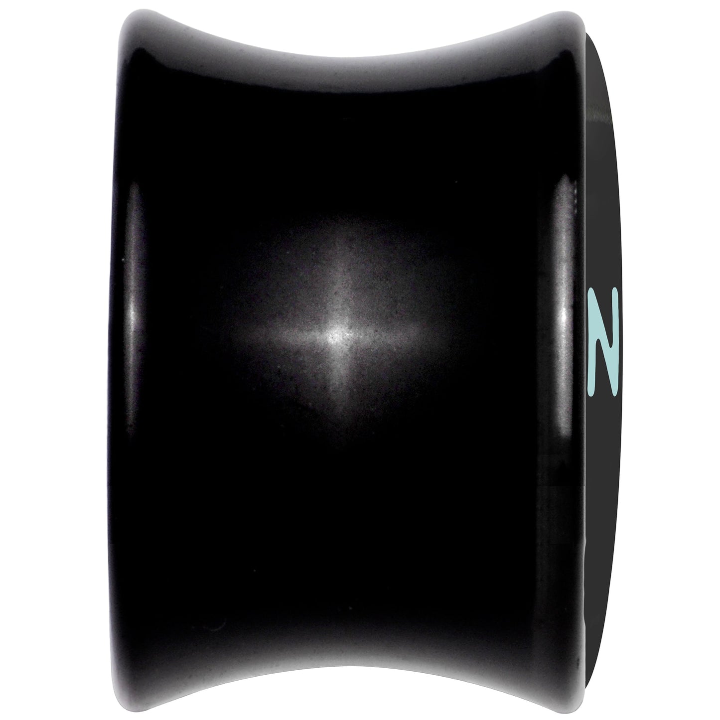 0G Phrase Logo CVNTY Black Acrylic Saddle Plug Set by Onyx O