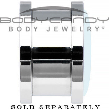 Custom No.1 Black Pink Steel Screw Fit Personalized Plug - buy 2 for a pair