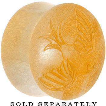 Organic Crocodile Wood Sailor's Swallow Bird Saddle Plug