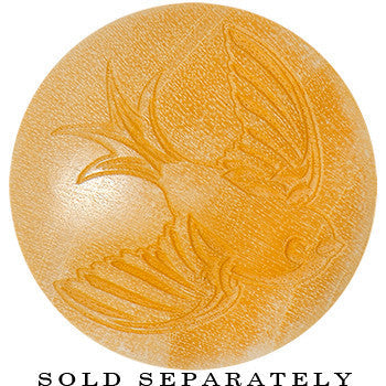 Organic Crocodile Wood Sailor's Swallow Bird Saddle Plug