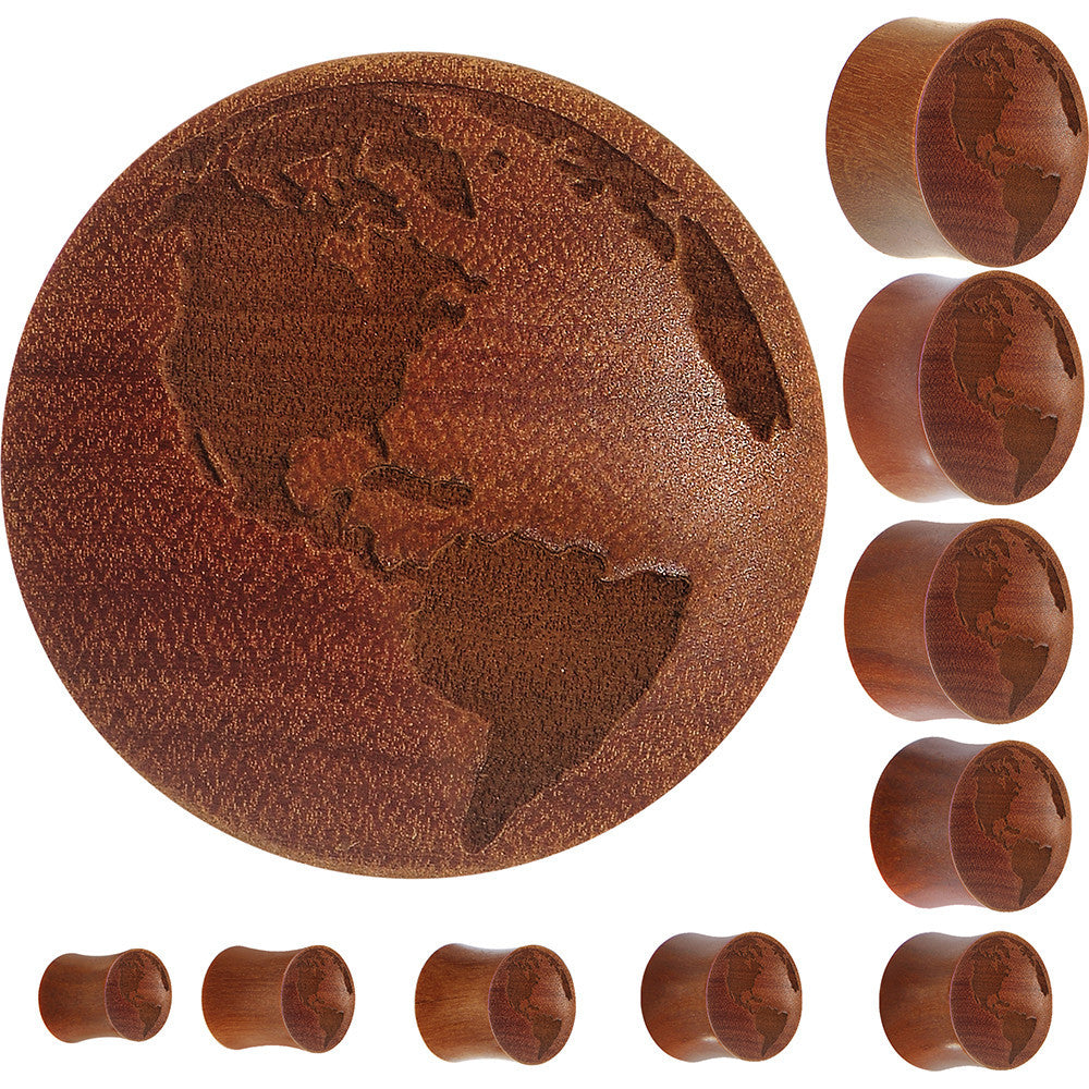 Organic Sawo Wood Earth Saddle Plug