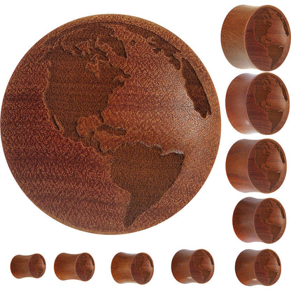 Organic Sawo Wood Earth Saddle Plug
