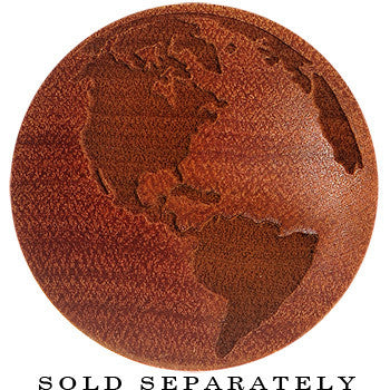 Organic Sawo Wood Earth Saddle Plug