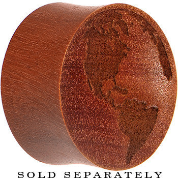 Organic Sawo Wood Earth Saddle Plug
