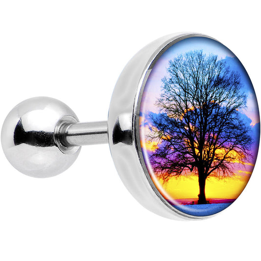 16G Sunset Tree Tragus Cartilage Earring