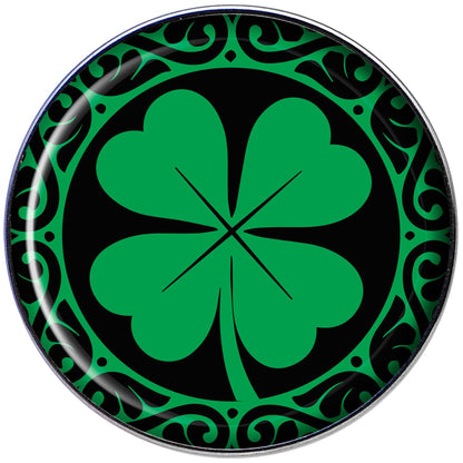 Green St Patricks Day Shamrock Tragus Cartilage Earring