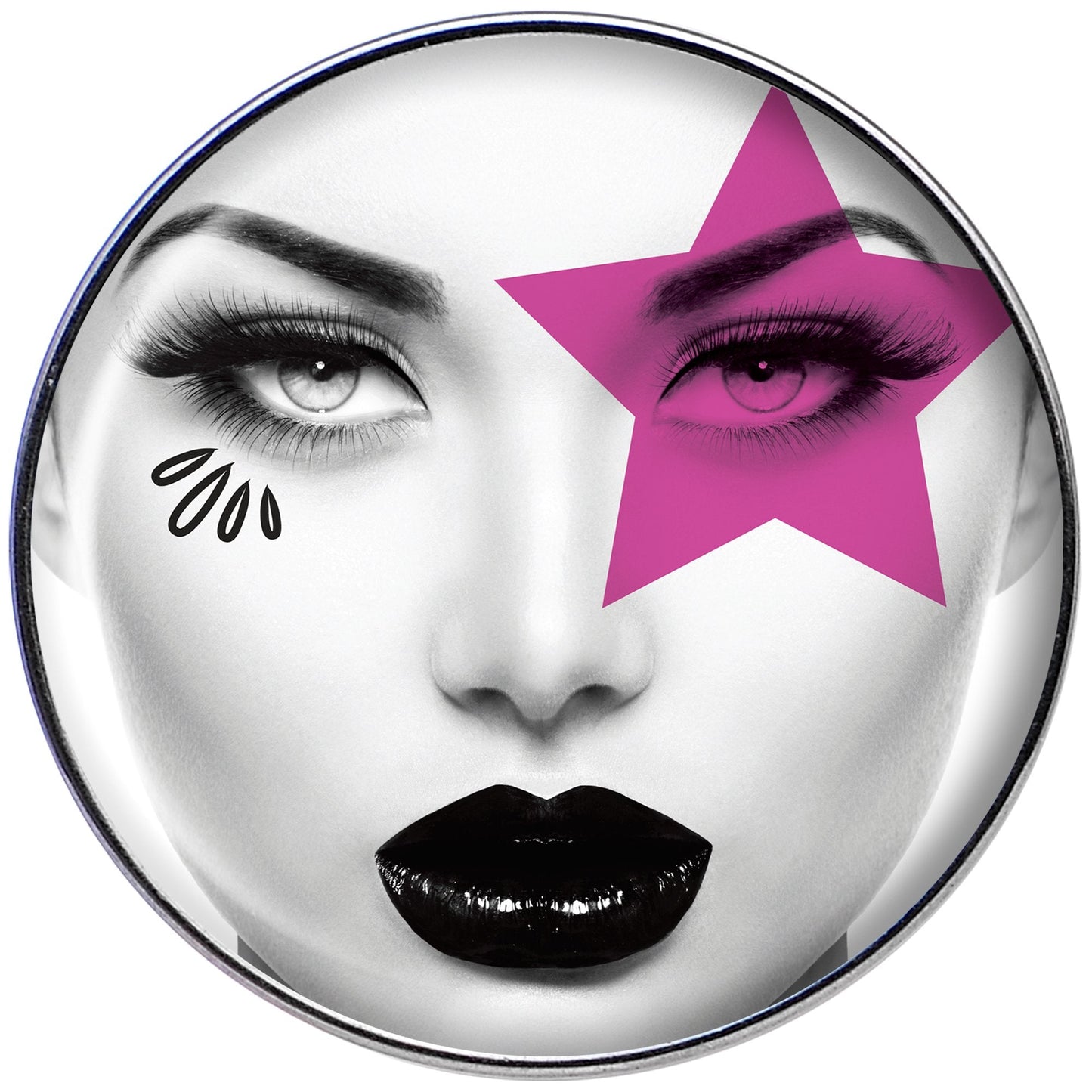 16G 1/4 Pretty Pink Model Super Star Tragus Cartilage Earring