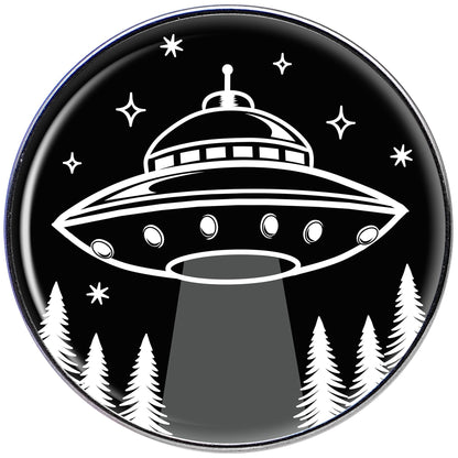 Black and White UFO Tragus Cartilage Earring