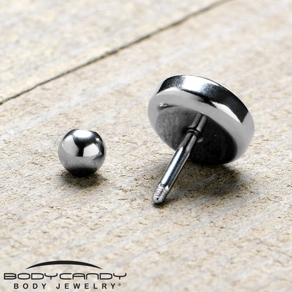 16G 1/4 Glow in the Dark Mystic Kitty Cat Tragus Cartilage Earring by Onyx O