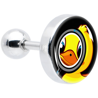 16G 1/4 Magnified Yellow Duck Cartilage Tragus Earring by Onyx O