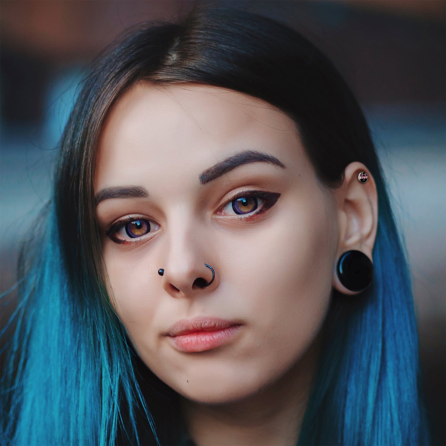 16G 1/4 RAWR Kittly Cat Tragus Cartilage Earring by Onyx O