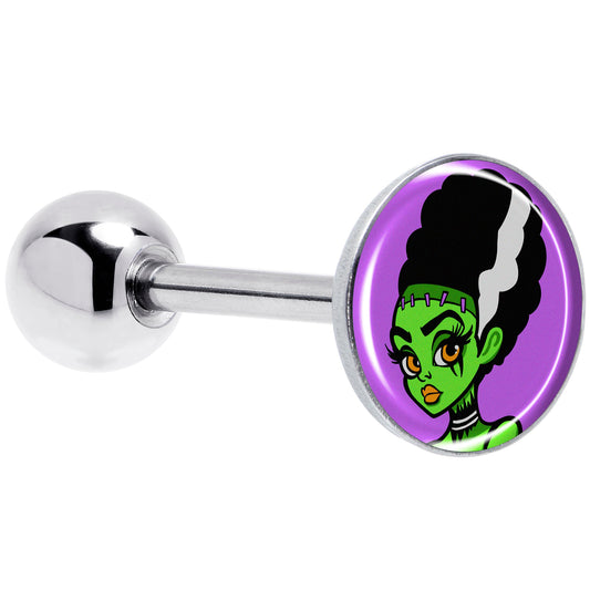 Bride of Frankenstein Barbell Tongue Ring by Onyx O