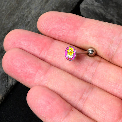 Daffodil Duck Barbell Tongue Ring by Onyx O