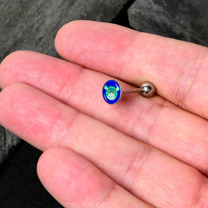 Pufferfish Barbell Tongue Ring by Onyx O