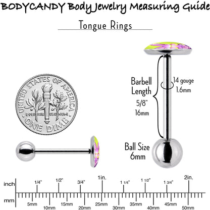 Cool Shades Bunny Barbell Tongue Ring by Onyx O