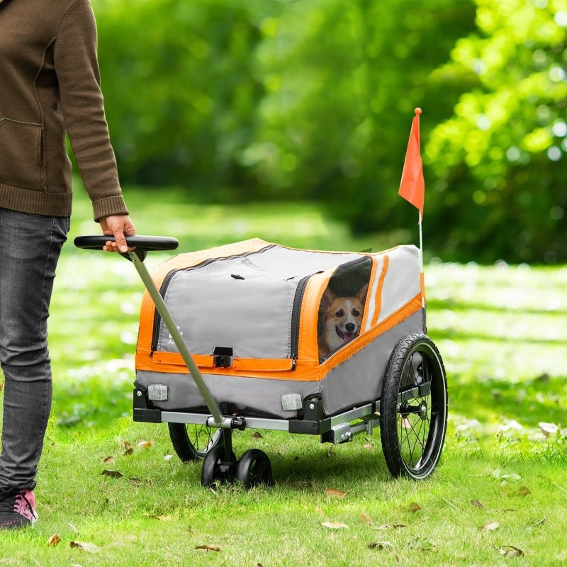 Pet Bike Trailer 2 - in - 1 Travel Stroller - Jaico Online Shop