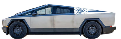 United States Marine Corps Bedside Panel Decals For The 2023-2026 Tesla Cybertruck (x2)