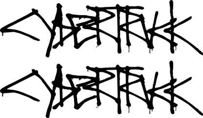 Cybertruck Door Decals For The 2023-2026 Tesla Cybertruck (x2)