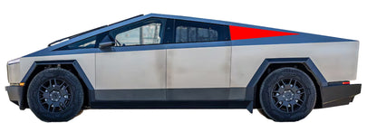 Rear Window Fade Out Decals For The 2023-2026 Tesla Cybertruck (X2)