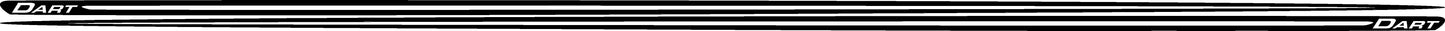 "DART" Side Stripe Decals for 2013-2016 Dodge Dart (x2)