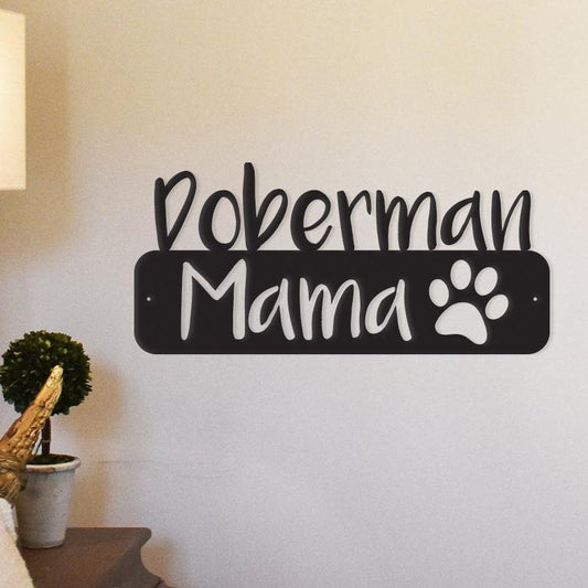 Doberman Mama - Metal Wall Art/Décor - Jaico Online Shop