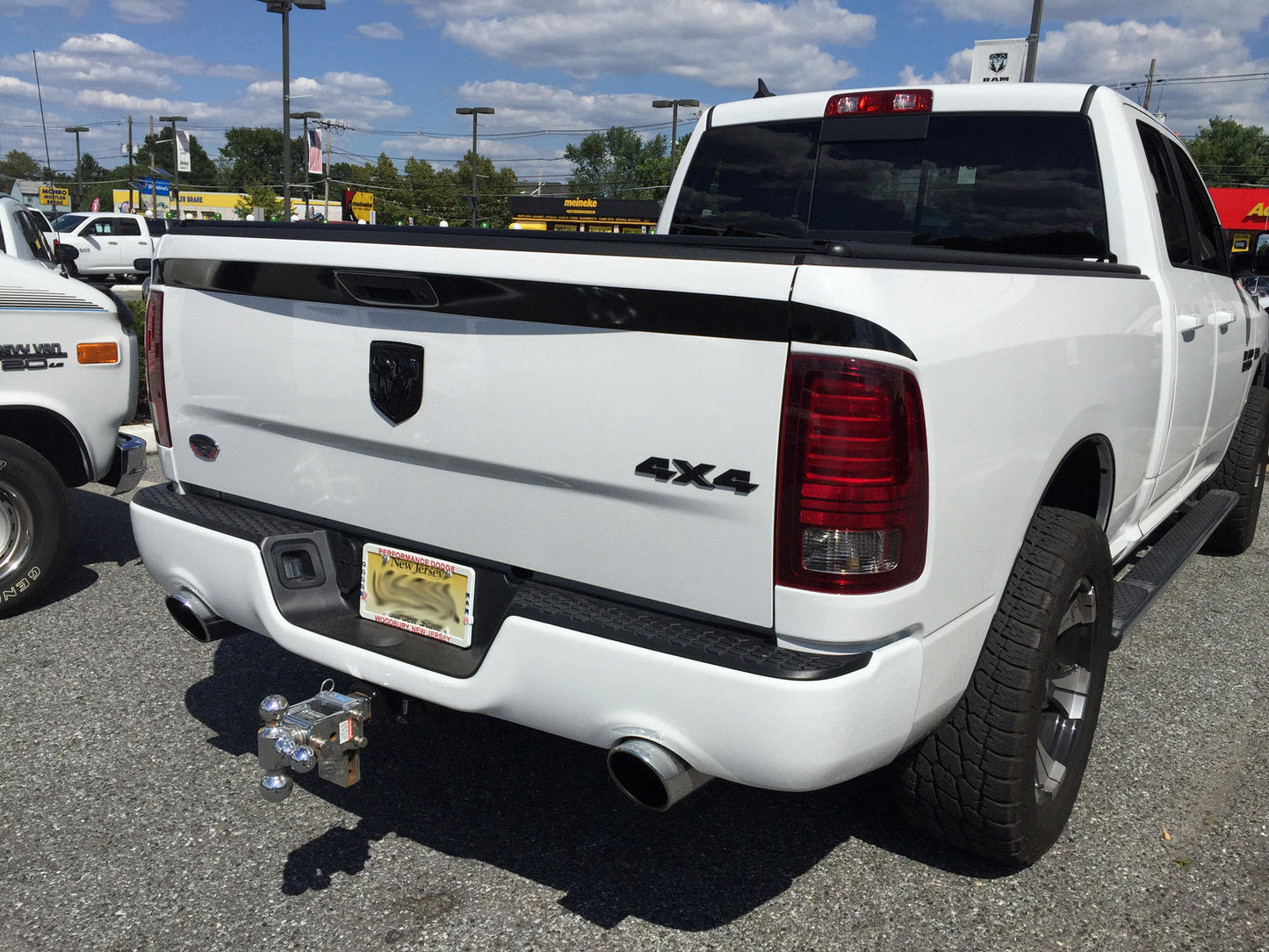 Tailgate Stripe Decal for 2009-2018 Dodge Ram 1500 SRT