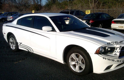 Quarter Panel Stripe Decals for 2011-2021 Dodge Charger (x2)