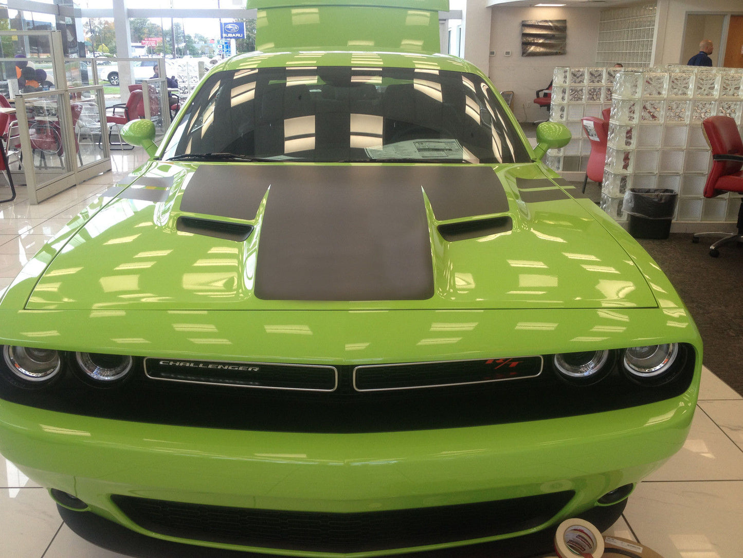Hood Decal Cover for 2015-2024 Dodge Challenger