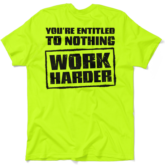 Entitled - Safety Yellow T-Shirt