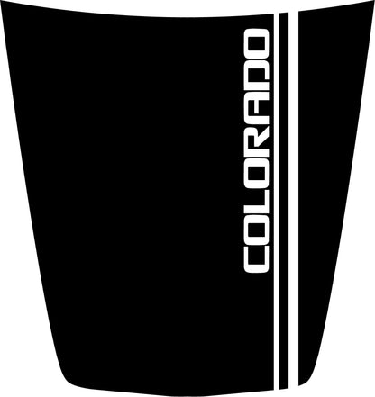 Hood Colorado Stripe Decal Cover for 2015-2021 Chevrolet Colorado