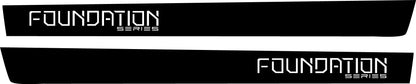 "Foundation Series" Rocker Stripe Decals For The 2023-2026 Tesla Cybertruck (x2)