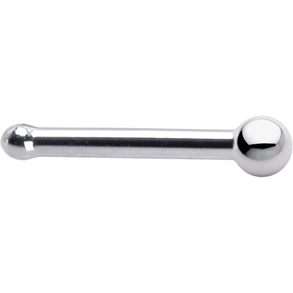 Platinum 1.5mm Ball Nose Ring