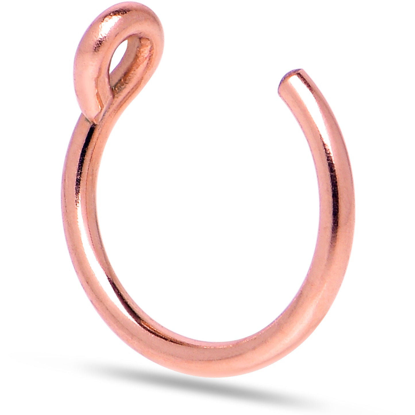 14k Rose Gold Filled Fake Nose Ring
