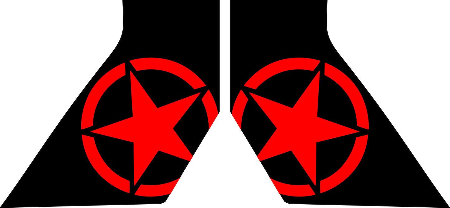 Side Star Graphic Decals for Jeep Gladiator (x2)