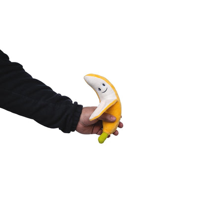 Avocado & Banana Plush Dog Toy Gift Set – with Squeaker & Crinkle Paper for Fun Play