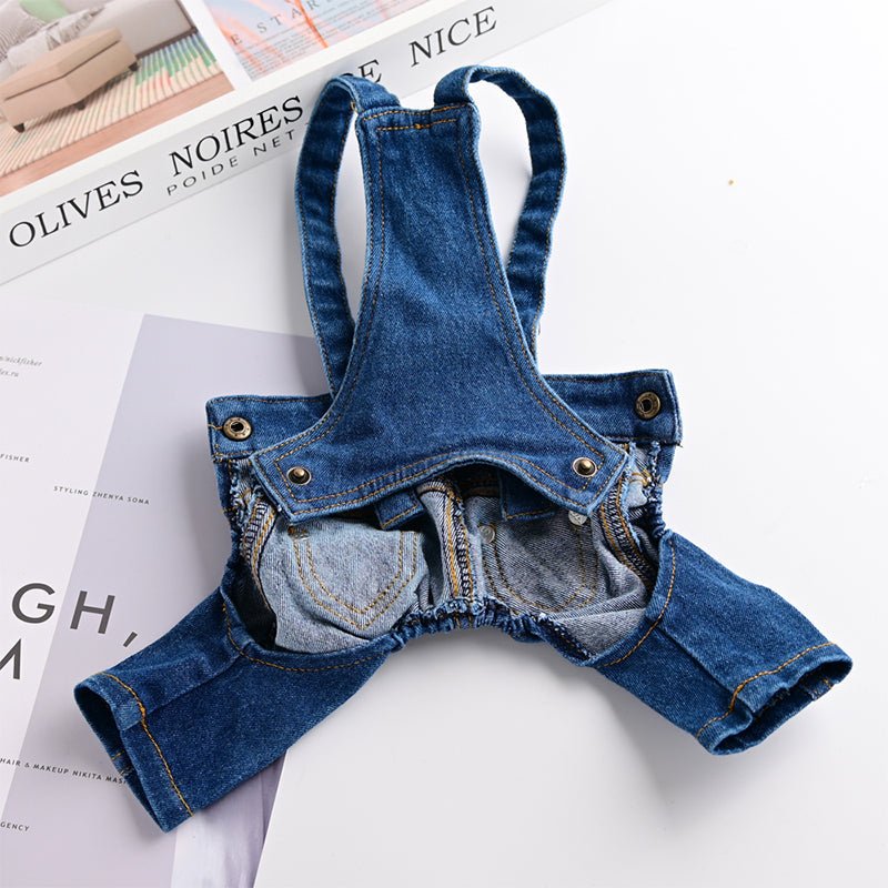 Denim Jumpsuit for Small Pets - Jaico Online Shop
