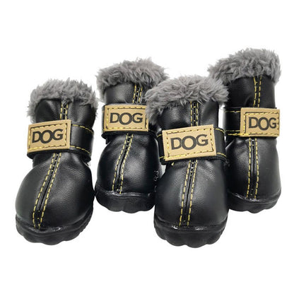 Dog Australia Waterproof Fleece-Lined Warm Dog Snow Boots
